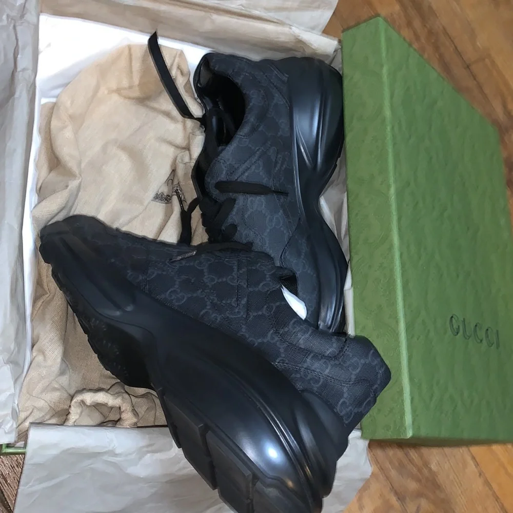 Gucci Black Rython Shoes - Picture 2 of 5
